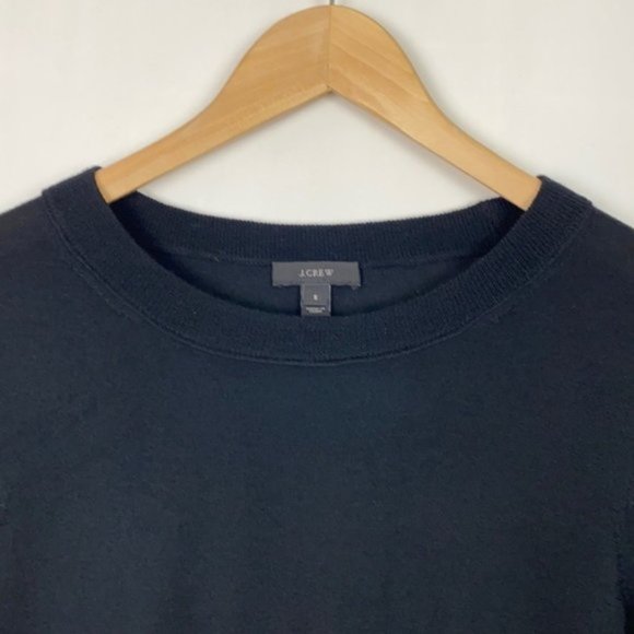 J.Crew S Tippi Sweater Black Merino Wool - Picture 1 of 12